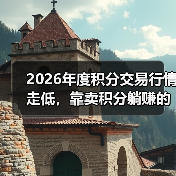 2026年度积分交易行情走低，靠卖积分躺赚的日子结束了（图1）