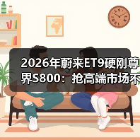 2026年蔚来ET9硬刚尊界S800：抢高端市场不是靠降价（图4）