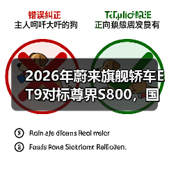 2026年蔚来旗舰轿车ET9对标尊界S800，国产百万豪车到底行不行？（图1）