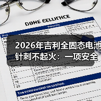 2026年吉利全固态电池针刺不起火：一项安全技术真的领先了吗？（图1）
