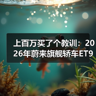 上百万买了个教训：2026年蔚来旗舰轿车ET9对标尊界S800抢占高端市场，我站哪边？（图2）