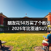 朋友花50万买了个教训：2026年比亚迪SU7 Ultra征战纽北赛道引发车迷关注（图1）
