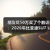 朋友花50万买了个教训：2026年比亚迪SU7 Ultra征战纽北赛道引发车迷关注（图4）