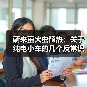 蔚来萤火虫预热：关于纯电小车的几个反常识推测（图3）