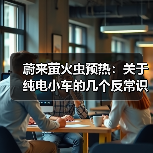 蔚来萤火虫预热：关于纯电小车的几个反常识推测（图4）