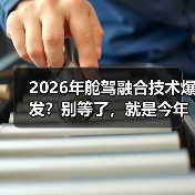 2026年舱驾融合技术爆发？别等了，就是今年（图1）