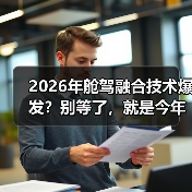 2026年舱驾融合技术爆发？别等了，就是今年（图4）