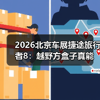 2026北京车展捷途旅行者8：越野方盒子真能打吗？（图1）
