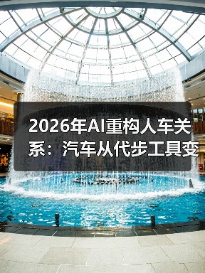 2026年AI重构人车关系：汽车从代步工具变身智能助手，你敢信？（图2）