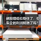 碳酸锂低位稳住了，但车企的利润就稳了吗？（图3）