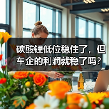 碳酸锂低位稳住了，但车企的利润就稳了吗？（图2）