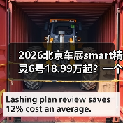 2026北京车展smart精灵6号18.99万起？一个值得推敲的预售信号（图4）
