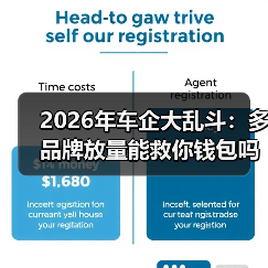 2026年车企大乱斗：多品牌放量能救你钱包吗？（图2）