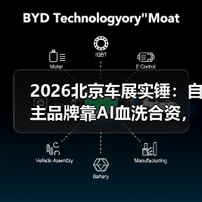 2026北京车展实锤：自主品牌靠AI血洗合资，你信吗？（图3）