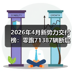 2026年4月新势力交付榜：零跑71387辆断层领跑，其他人慌不慌？（图1）
