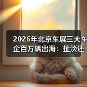 2026年北京车展三大车企百万辆出海：扯淡还是刚需？（图3）