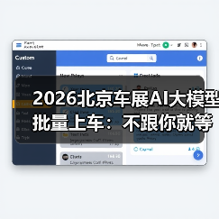 2026北京车展AI大模型批量上车：不跟你就等着被淘汰（图2）