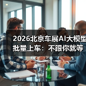 2026北京车展AI大模型批量上车：不跟你就等着被淘汰（图3）