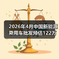 2026年4月中国新能源乘用车批发预估122万辆：别被数字骗了（图2）