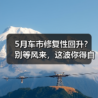 5月车市修复性回升？别等风来，这波你得自己抢肉吃（图1）