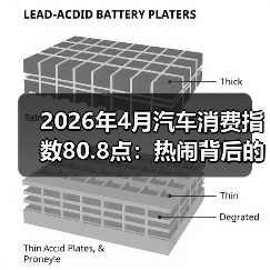 2026年4月汽车消费指数80.8点：热闹背后的冷思考（图3）
