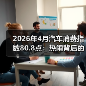 2026年4月汽车消费指数80.8点：热闹背后的冷思考（图1）