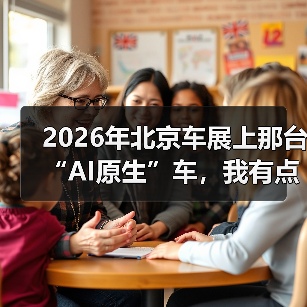 2026年北京车展上那台“AI原生”车，我有点没看懂（图1）