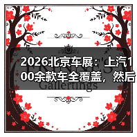 2026北京车展：上汽100余款车全覆盖，然后呢？（图3）