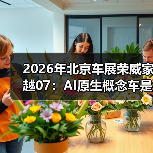 2026年北京车展荣威家越07：AI原生概念车是噱头还是真变革？（图3）