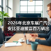 2026年北京车展广汽长安比亚迪披露百万辆出海战略：朋友说他当时傻了（图4）