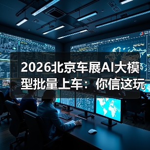 2026北京车展AI大模型批量上车：你信这玩意儿能救命？