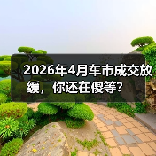 2026年4月车市成交放缓，你还在傻等？（图4）