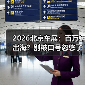 2026北京车展：百万辆出海？别被口号忽悠了（图4）