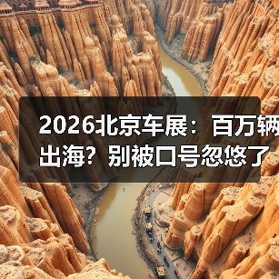 2026北京车展：百万辆出海？别被口号忽悠了（图2）