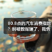 80.8点的汽车消费指数？别被数据骗了，我告诉你真实情况（图4）