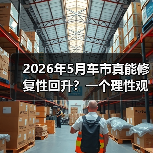2026年5月车市真能修复性回升?一个理性观察(图4) 2026年5月车市真能修复性回升?一个理性观察(图4)