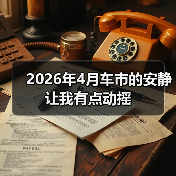 2026年4月车市的安静让我有点动摇(图1) 2026年4月车市的安静让我有点动摇(图1)