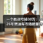 一个教训亏掉30万：2026年燃油车市场销量持续下滑经销商库存压力位于警戒线（图2）