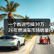 一个教训亏掉30万：2026年燃油车市场销量持续下滑经销商库存压力位于警戒线（图3）