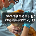 2026燃油车销量下滑？经销商库存早炸了，你还蒙在鼓里（图3）