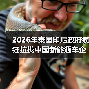 2026年泰国印尼政府疯狂拉拢中国新能源车企?你还在看热闹?(图1) 2026年泰国印尼政府疯狂拉拢中国新能源车企?你还在看热闹?(图1)