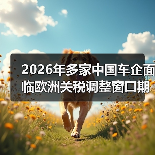 2026年多家中国车企面临欧洲关税调整窗口期,这次能抓住吗?(图3) 2026年多家中国车企面临欧洲关税调整窗口期,这次能抓住吗?(图3)