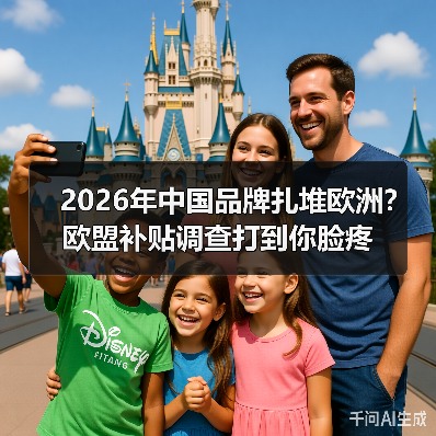 2026年中国品牌扎堆欧洲?欧盟补贴调查打到你脸疼(图1) 2026年中国品牌扎堆欧洲?欧盟补贴调查打到你脸疼(图1)