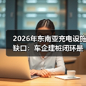2026年东南亚充电设施缺口:车企建桩闭环是解药还是安慰剂?(图3) 2026年东南亚充电设施缺口:车企建桩闭环是解药还是安慰剂?(图3)