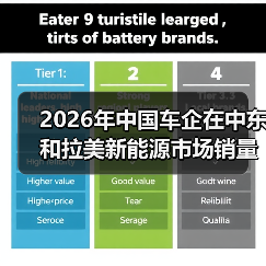 2026年中国车企在中东和拉美新能源市场销量激增,布局扩大,这背后是什么逻辑?(图3) 2026年中国车企在中东和拉美新能源市场销量激增,布局扩大,这背后是什么逻辑?(图3)