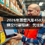 2026年理想汽车450万辆交付里程碑：凭啥捅破天？（图2）