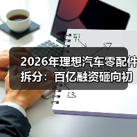2026年理想汽车零配件拆分:百亿融资砸向初创公司,你错过了吗?(图2) 2026年理想汽车零配件拆分:百亿融资砸向初创公司,你错过了吗?(图2)