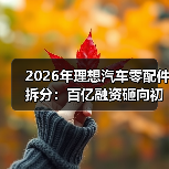 2026年理想汽车零配件拆分:百亿融资砸向初创公司,你错过了吗?(图3) 2026年理想汽车零配件拆分:百亿融资砸向初创公司,你错过了吗?(图3)