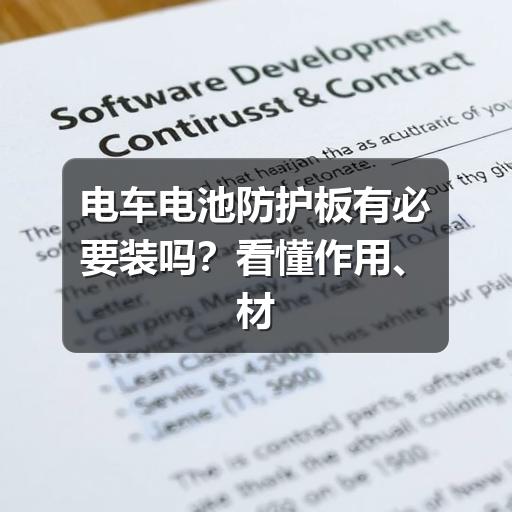电车电池防护板有必要装吗?看懂作用、材质和安装注意点