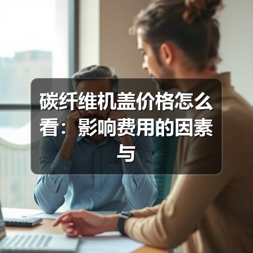 碳纤维机盖价格怎么看:影响费用的因素与选购避坑